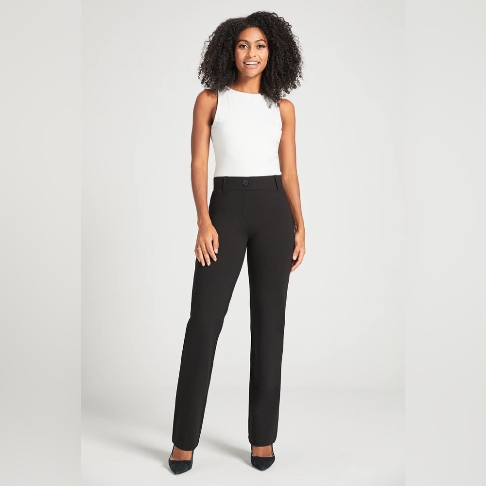 Betabrand Classic DPYP Straight-Leg Black XXS Extra Short Petite NIB NWT